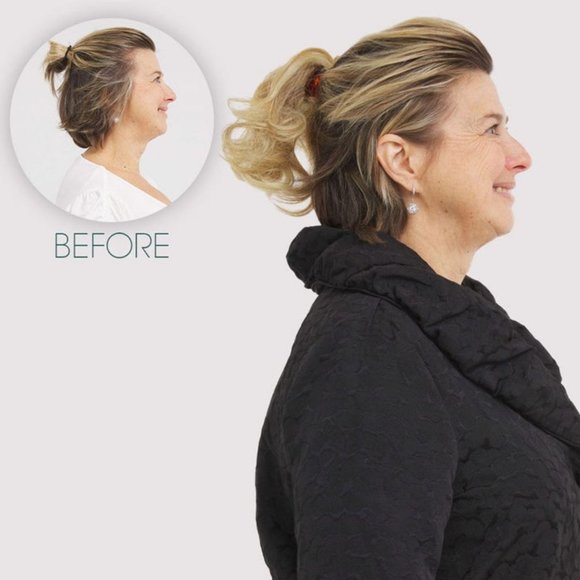 'JUVA~BUN' HAIR STYLING 'CURVED PONYTAIL' SEWN-IN CLAW CLIP - Picture 14 of 16